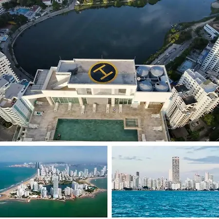 Apartamento Palmetto Sunset Con Buena Vista Al Mar Cartagena